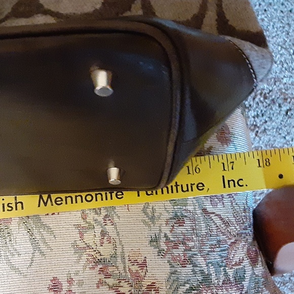 Coach Vintage Signature Wool & Leather Handbag - Picture 10 of 16